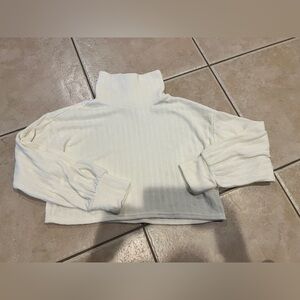 Altar'd State Ivory Textured Knit Top